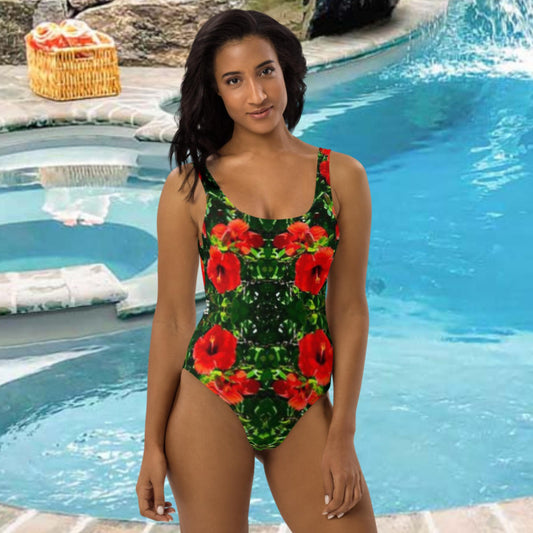 Hawaiian Hibiscus - Women's One-Piece Swimsuit