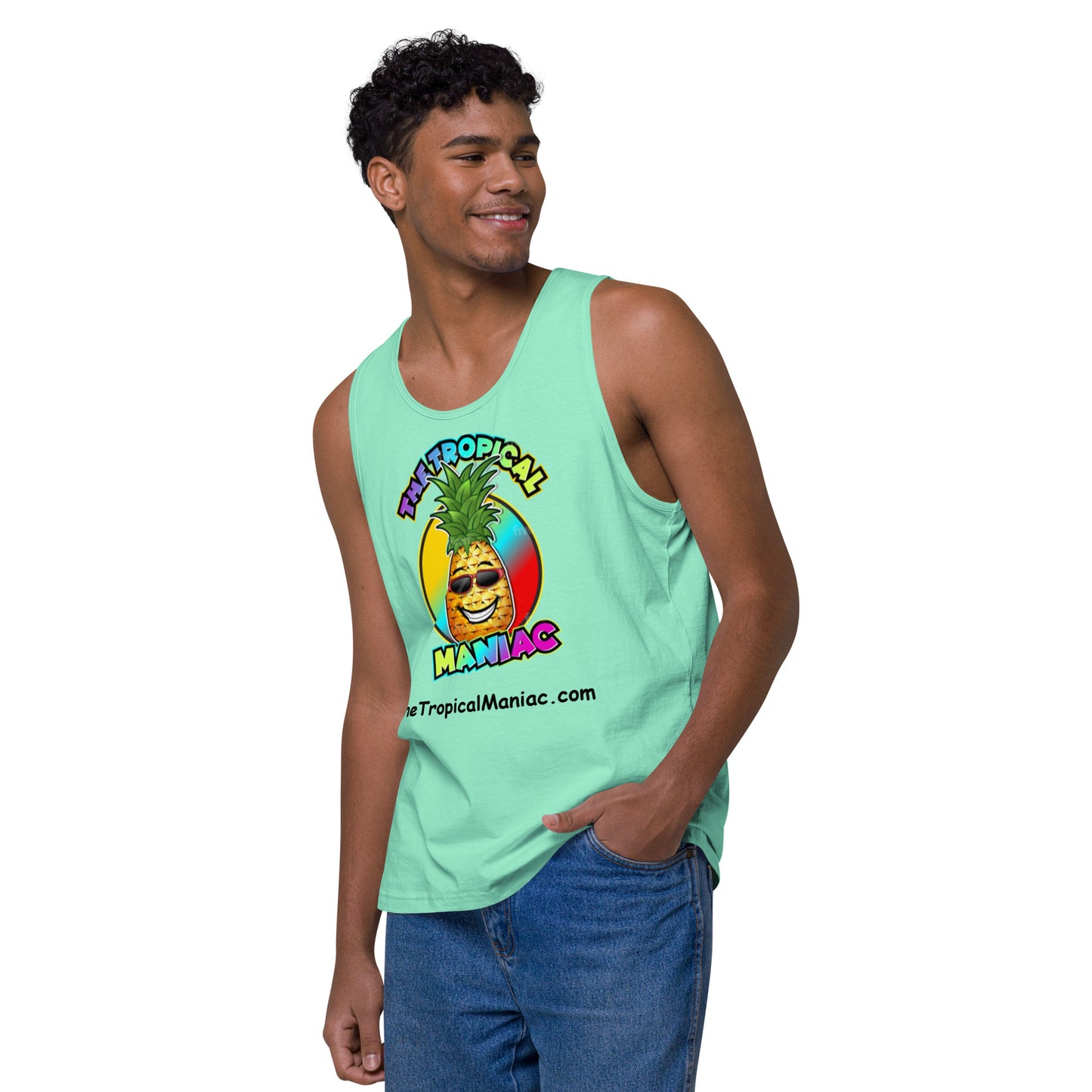 Men’s premium "Pineapple Logo" tank top